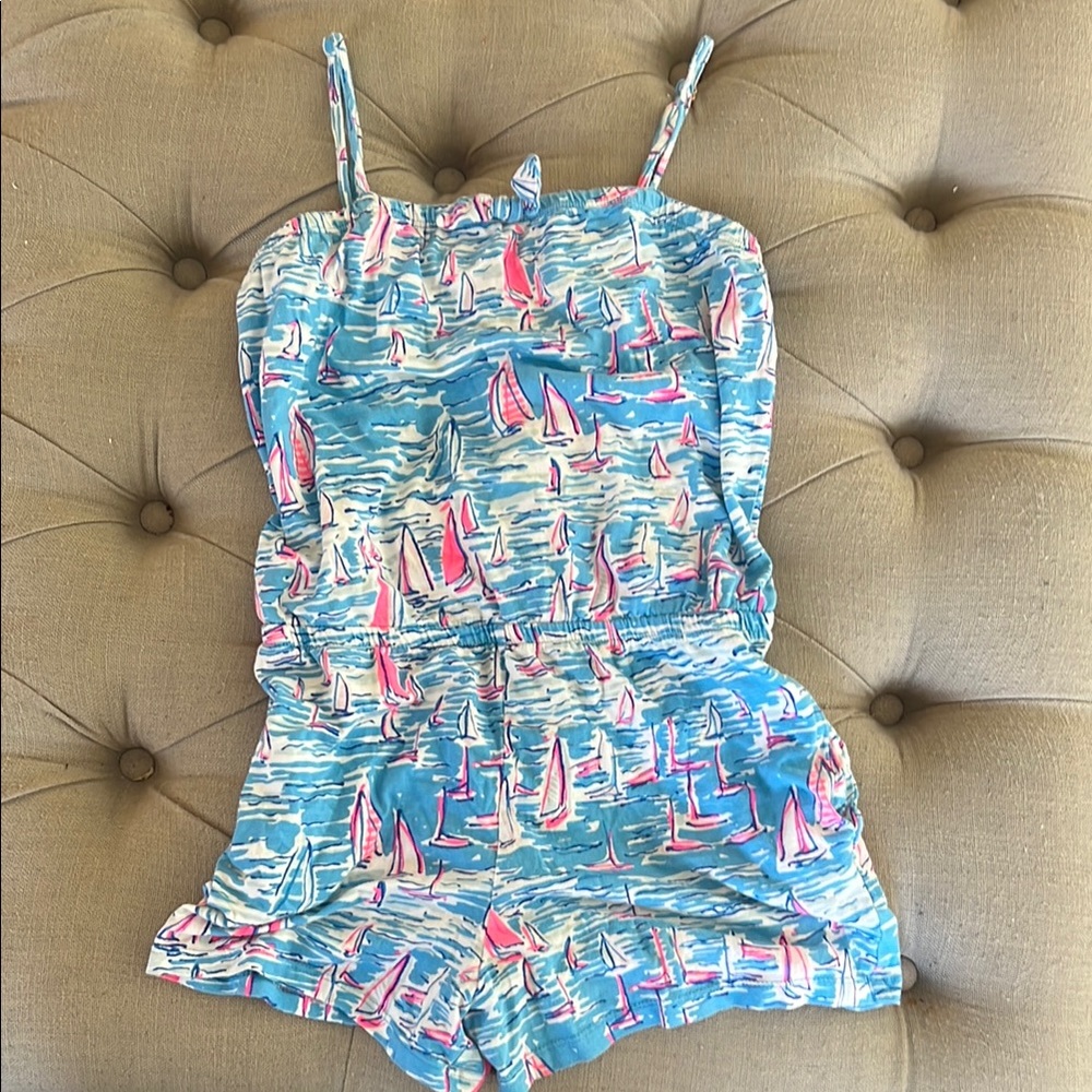 Lilly Pulitzer size XL (12-14) sailboat romper